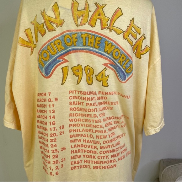 One left! UO Van Halen T-Shirt Dress - Picture 7 of 8